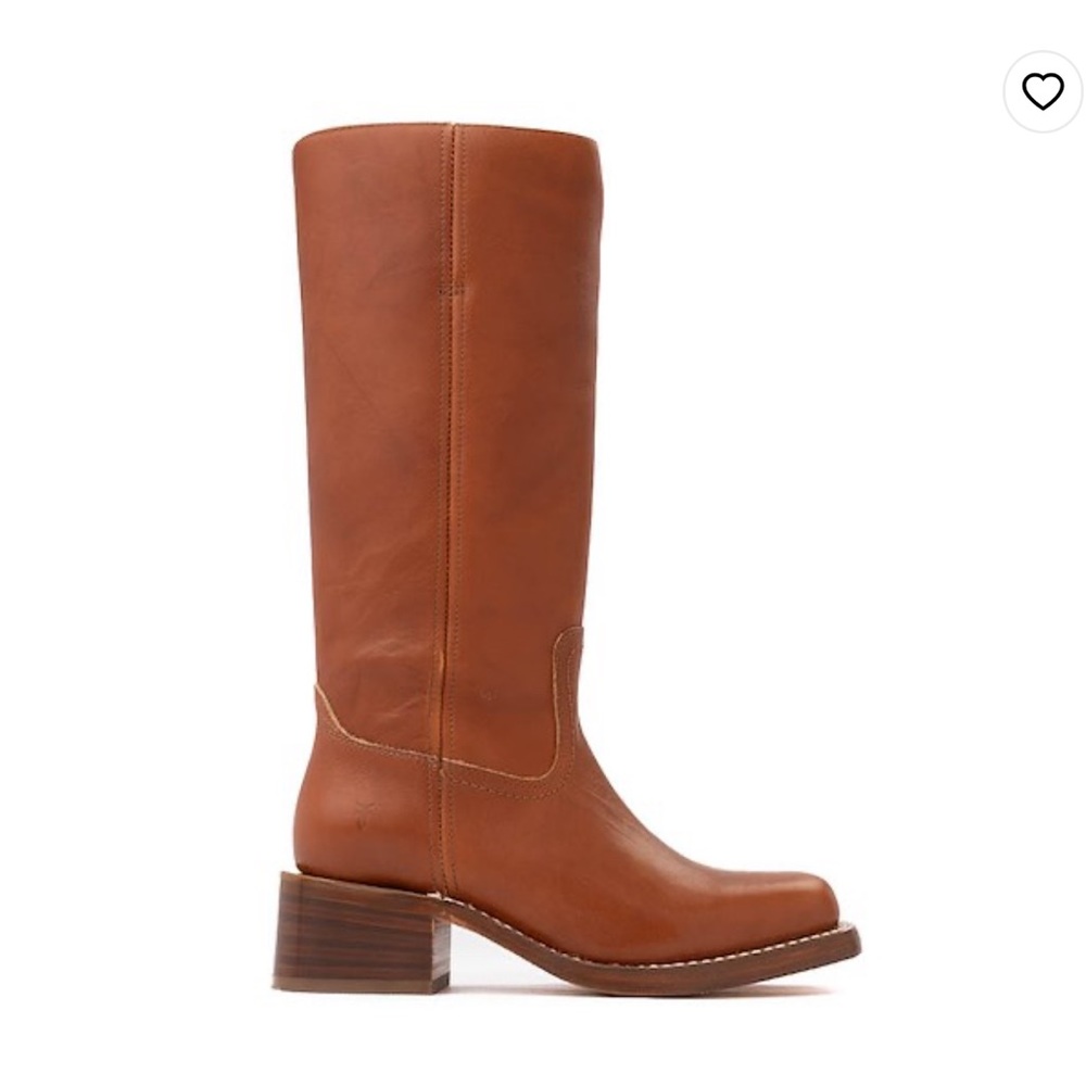 Womens Frye Campus 14L Boot - Saddle